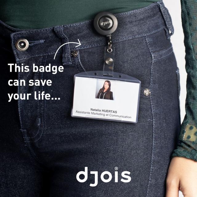 This badge can save you life...