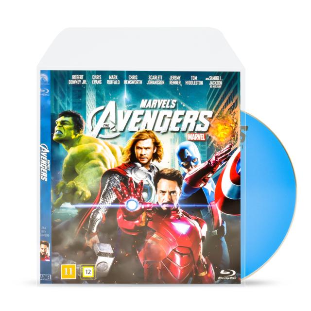 Bolsa de muestras con fundas para DVD, CD, Blu-Ray y PS4/PS5 - 12 uds