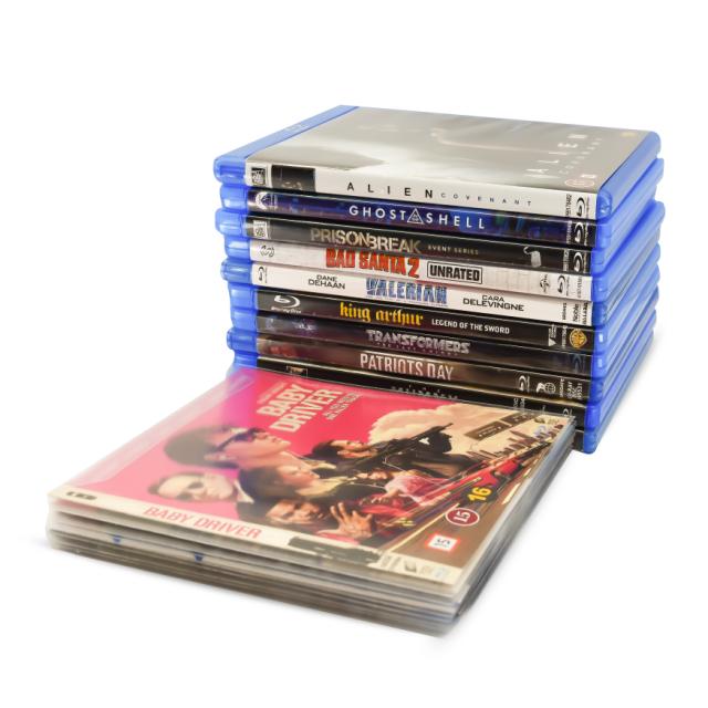 Fundas para Blu-Ray para almacenaje DVD