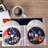 Fundas para DVD de 4 discos con fieltro