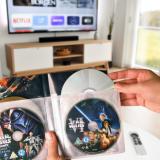 Fundas para DVD de 4 discos con fieltro