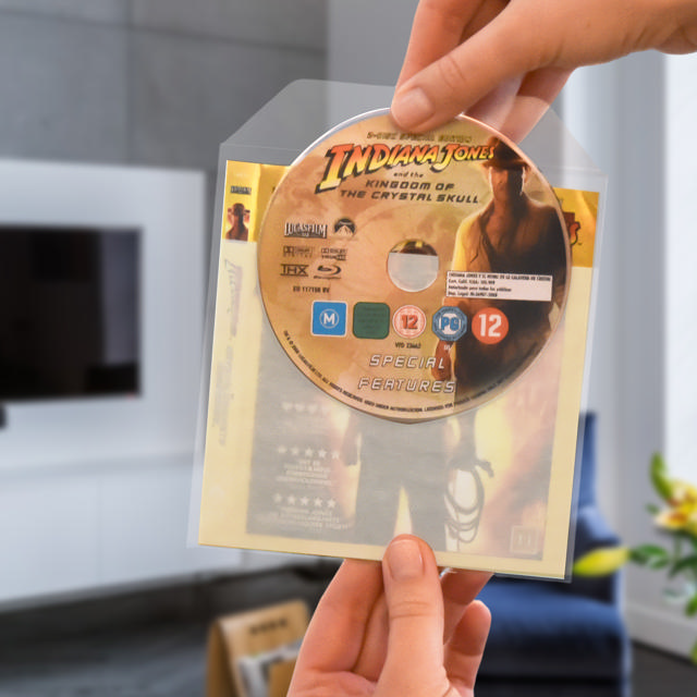 Funda de Blu-Ray individual / doble con fieltro