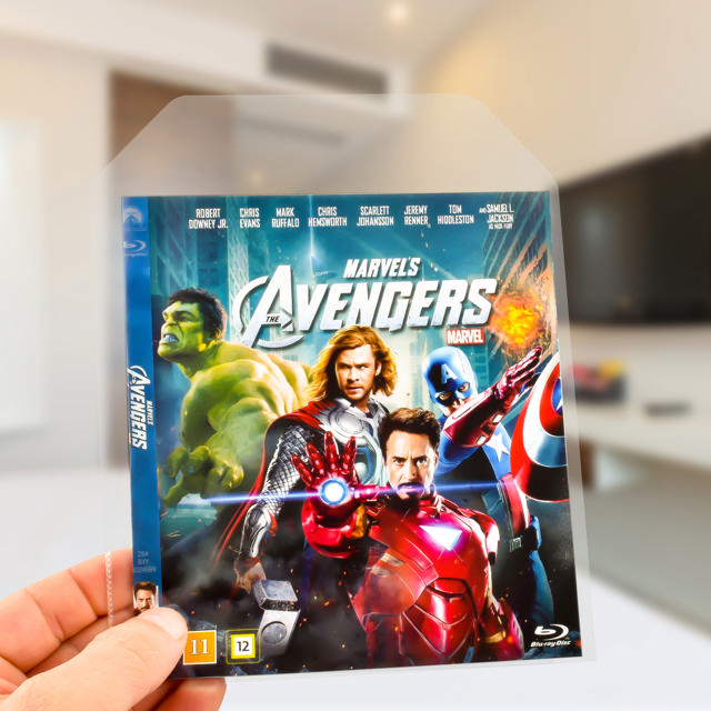 Funda de Blu-Ray individual / doble con fieltro