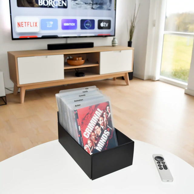 Archivador caja para DVD, CD y Blu-ray
