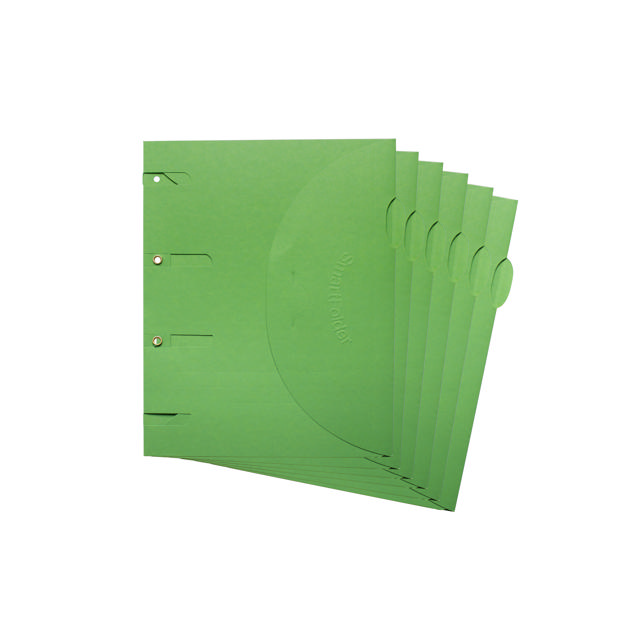 Carpeta de archivos perforada Smartfolder con pestaña, A4