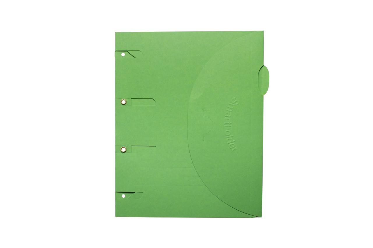 Carpeta de archivos perforada Smartfolder con pestaña, A4