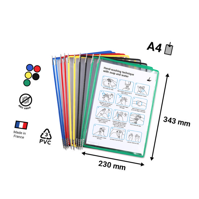 Copy of Tarifold Antimicrobial Pivoting Pocket, A4, Portrait