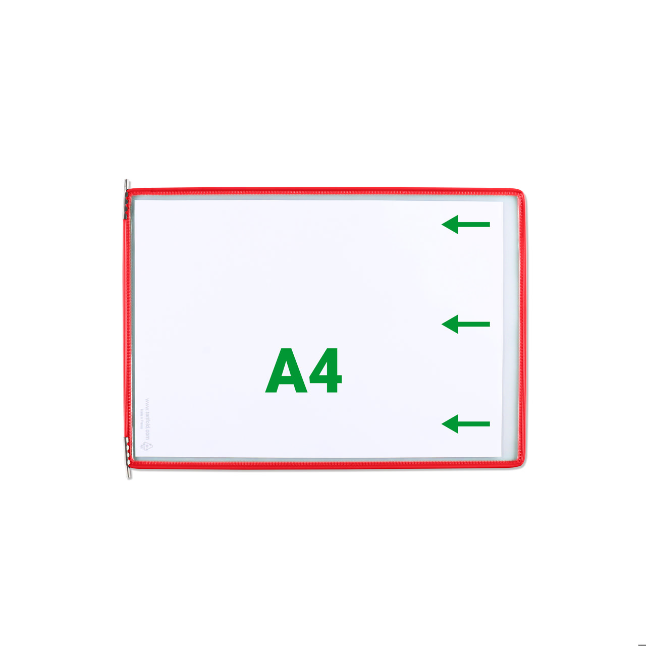 Funda con pivotes Tarifold, A4, horizontal, inserción lateral derecha