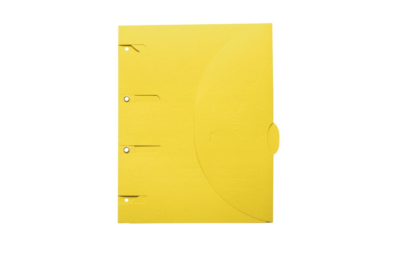 Carpeta de archivos perforada Smartfolder con pestaña, A4