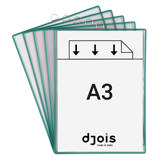 Funda Tarifold con anilla, A3, vertical