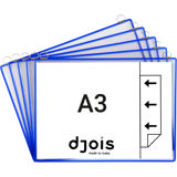 Funda Tarifold con anilla, A3, horizontal, 2 anillas