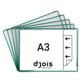 Funda Tarifold con anilla, A3, horizontal, 2 anillas