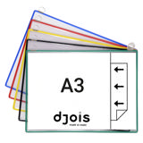 Funda Tarifold con anilla, A3, horizontal, 2 anillas