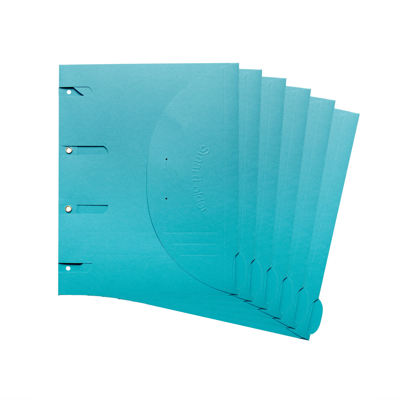 Carpeta de archivos perforada Smartfolder con pestaña, A4