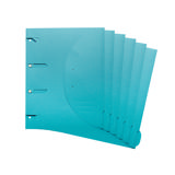 Carpeta de archivos perforada Smartfolder con pestaña, A4