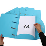 Carpeta de archivos perforada Smartfolder con pestaña, A4