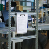 Carpeta con pinza para colgar, aluminio, A4, vertical