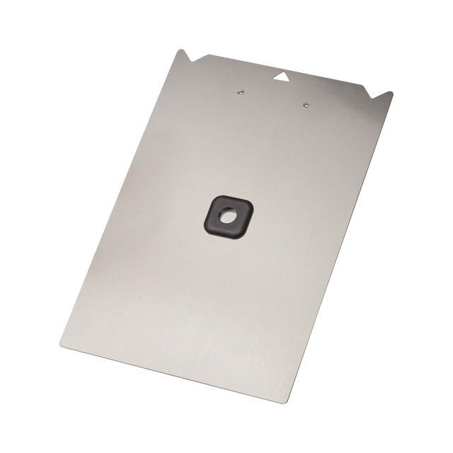 Carpeta con pinza para carros, Aluminio, A4, vertical