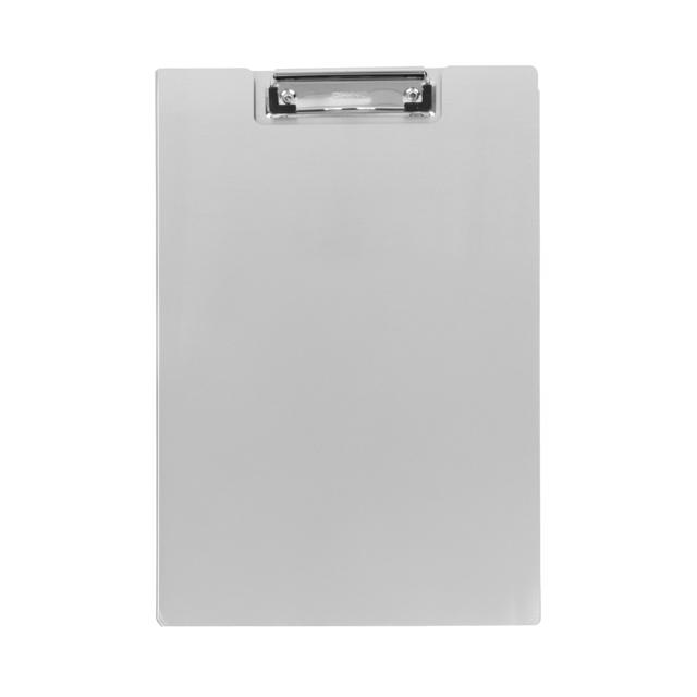 Carpeta con pinza y solapa, aluminio, A4, Vertical
