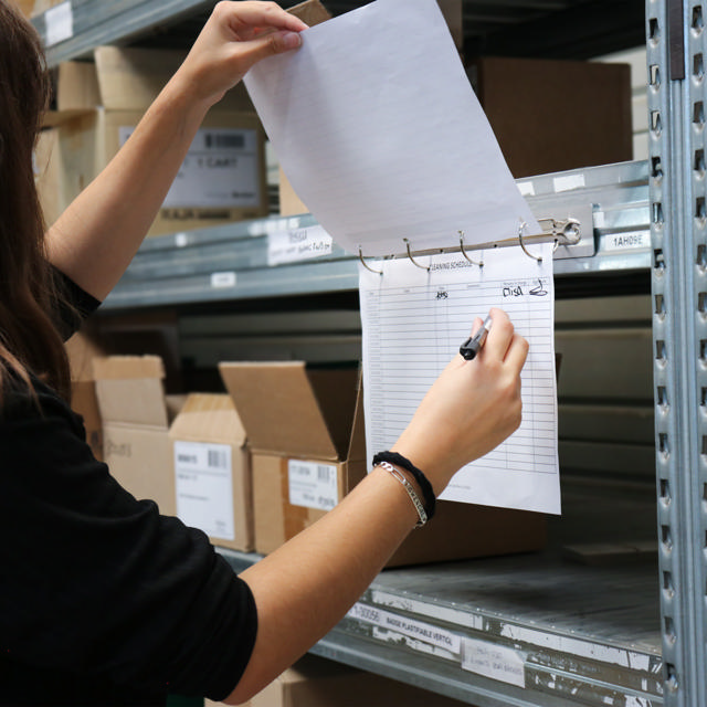 Soporte de 4 anillas magnético, aluminio, A4, vertical/horizontal