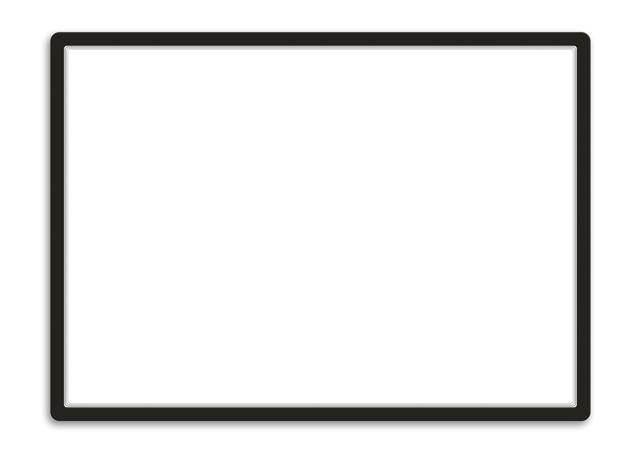 Magneto Funda de presentación adhesiva con marco, Gran formato, Removible, A1