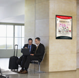 Magneto Funda de presentación adhesiva con marco, Gran formato, Removible, A1