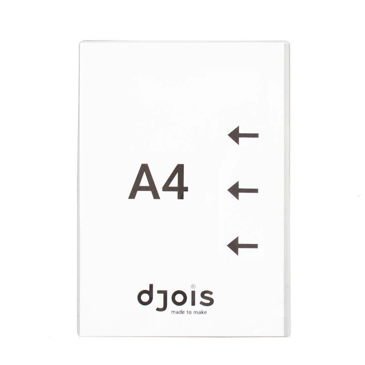 Funda porta anuncios magnética, apertura lateral grande, A4