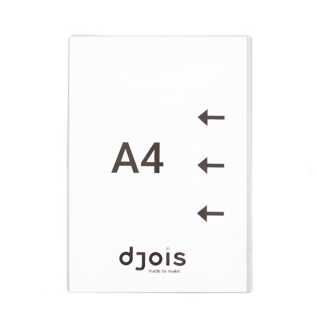 Funda porta anuncios magnética, apertura lateral grande, A4