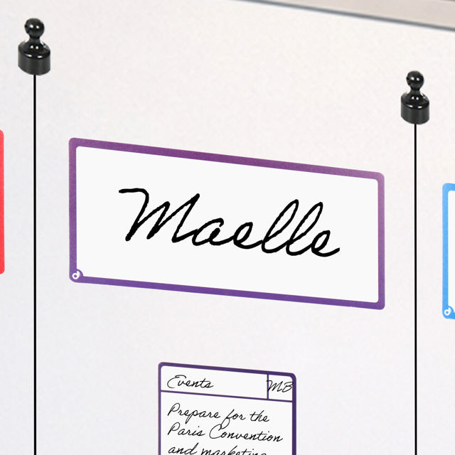 Tarjetas magnéticas para títulos, vacío, 175 x 75 mm