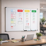 Tarjetas magnéticas para títulos, Kanban, 175 x 75 mm