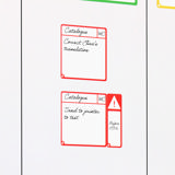 Tarjetas magnéticas para tareas, S, 75 x 75 mm