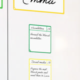 Tarjetas magnéticas para tareas, S, 75 x 75 mm