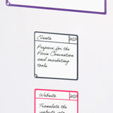 Tarjetas magnéticas para tareas, S, 75 x 75 mm