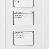 Tarjetas magnéticas para tareas, M, 105 x 75 mm