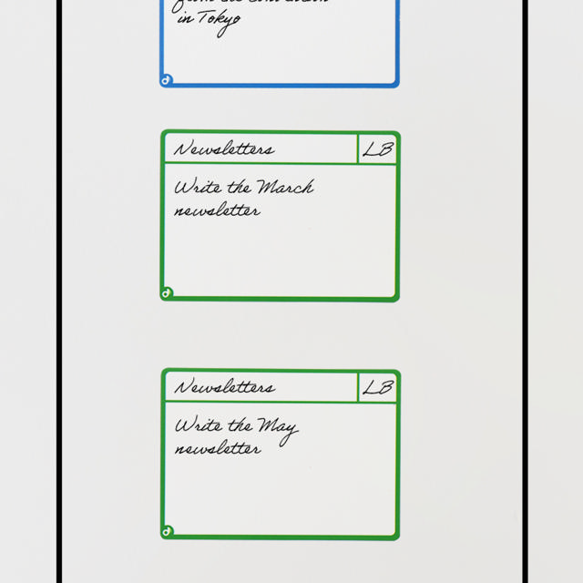 Tarjetas magnéticas para tareas, M, 105 x 75 mm