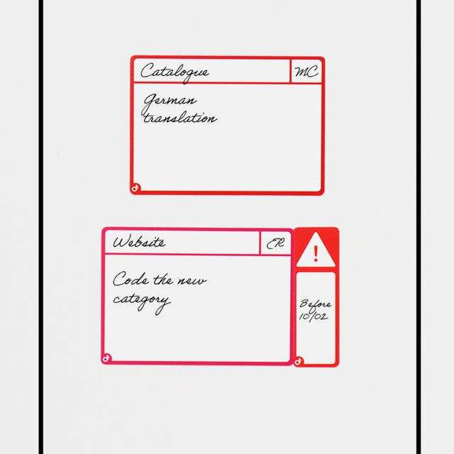 Tarjetas magnéticas para tareas, M, 105 x 75 mm