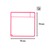 Kit tarjetas Magnéticas para pizarras Kanban, 3 columnas, tarjetas S
