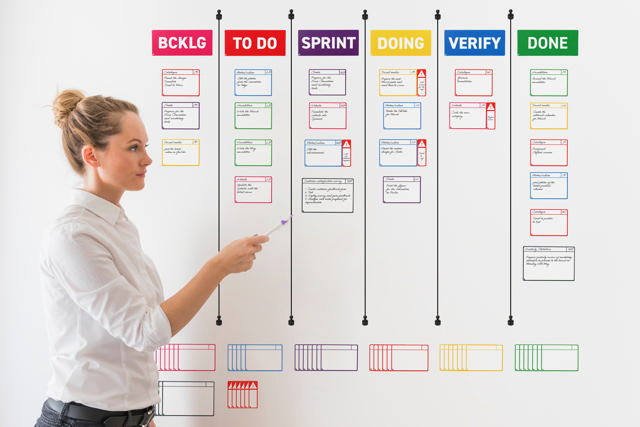 Tarjetas magnéticas para tareas, M, 105 x 75 mm