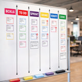 Tarjetas magnéticas para tareas, M, 105 x 75 mm