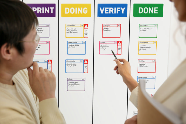 Tarjetas magnéticas para tareas, M, 105 x 75 mm