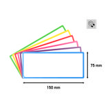 Kit tarjetas magnéticas para pizarras Agile, 6 columnas, tarjetas M