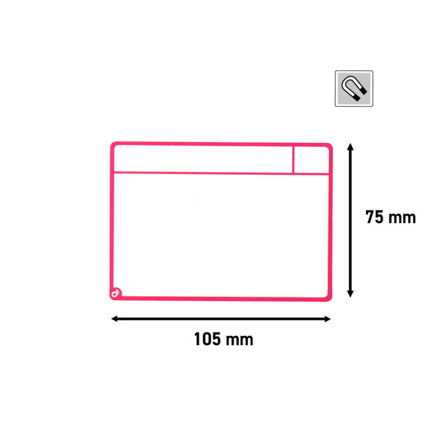 Kit tarjetas magnéticas para pizarras Agile, 6 columnas, tarjetas M