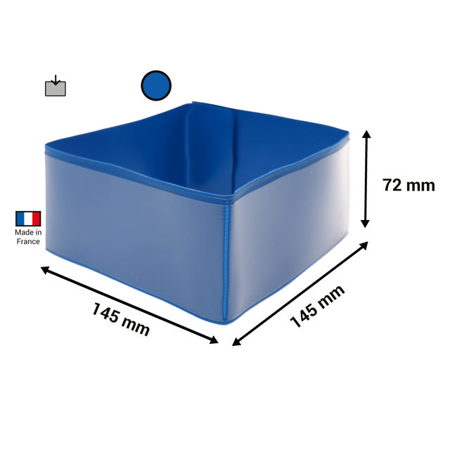 Funda de identificación logística para patas pata de palet, pata central