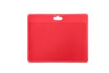 FUNDAS PARA TARJETAS DE IDENTIFICACIÓN - PLÁSTICO PVC - ROJO