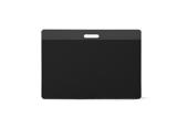 KIT PARA PLASTIFICAR TARJETAS IDENTIFICACIÓN -  104 X 74 MM -  PINZA - NEGRO