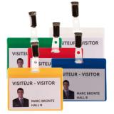 KIT IDENTIFICADORES DE VISITA PVC - VERDE