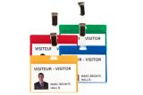 KIT IDENTIFICADORES DE VISITA PVC - AZUL