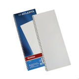 Cuaderno Atlanta Singular, espiral, 330 x 135 mm, FSC®