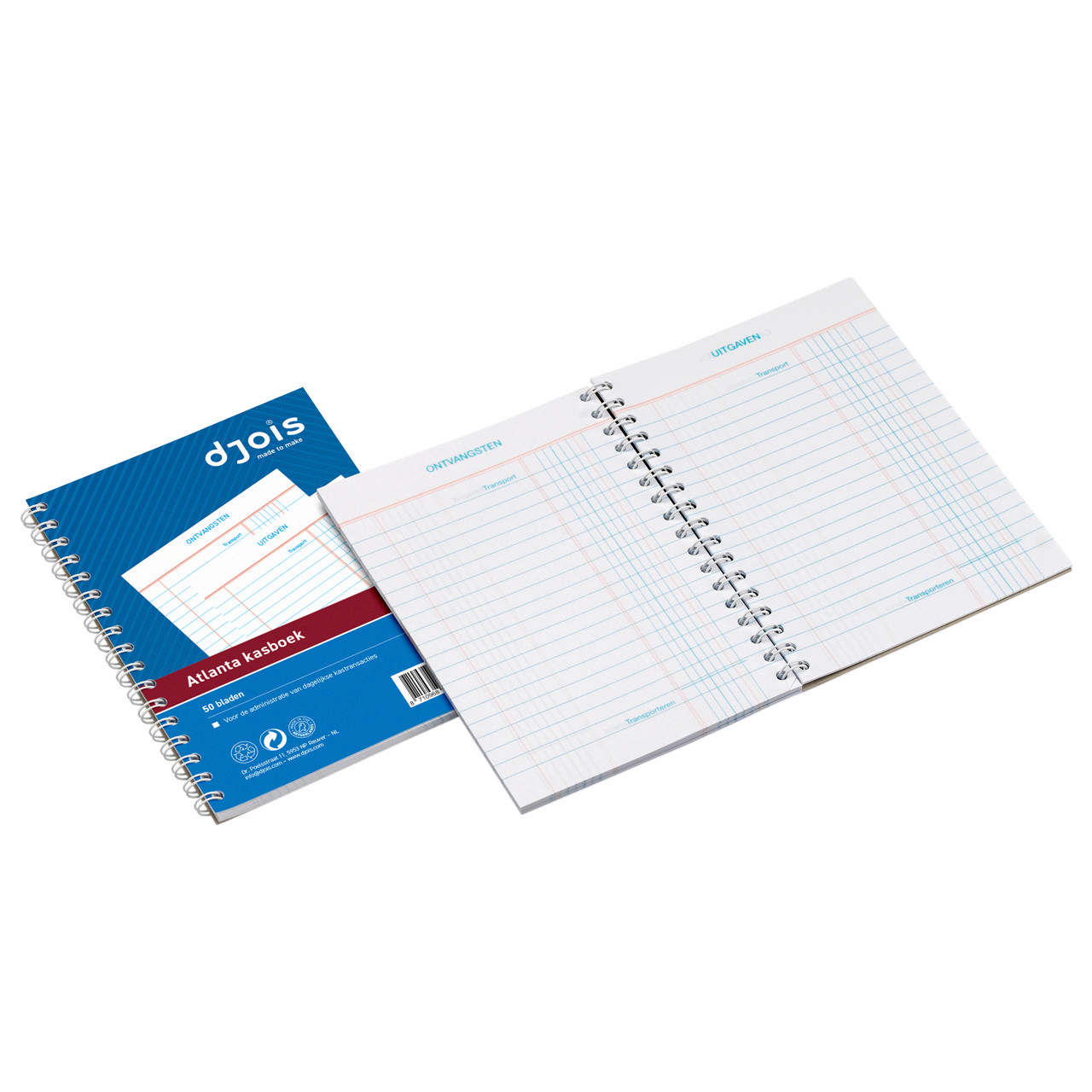 Atlanta Ledger, A6, Spiral, 2 x 1 columnas, Texto NL