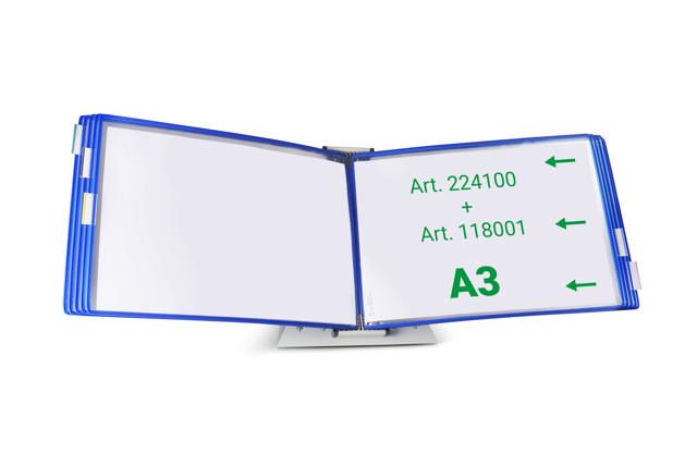 Funda con pivotes Tarifold, A3, horizontal, inserción lateral derecha